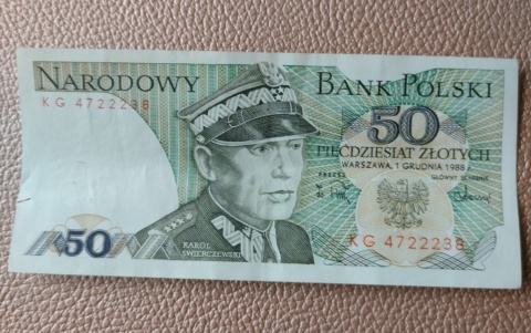 Banknot 50 zl PRL