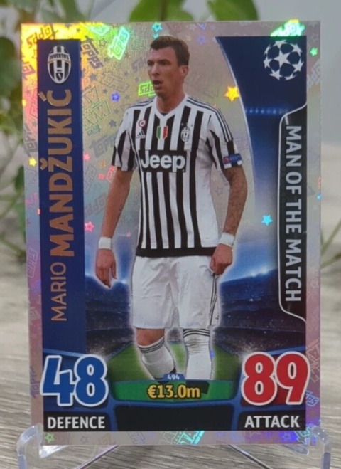 Mario Mandzukic Match Attax 2015/16