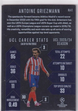 Antoine Griezmann Black Edge Edition BLA2 Match Attax Extra 24/25