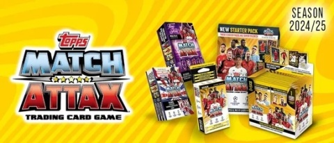Match Attax 2024/25 Topps HERO Pack Box 24 Saszetki 288 Kart Piłkarskich