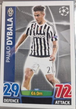Paulo Dybala Match Attax 2015/16