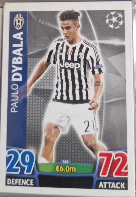 Paulo Dybala Match Attax 2015/16