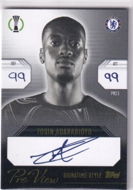 Tosin Adarabioyo Topps Match Attax Champions League EXTRA 24/25 PRO3 Signature Style